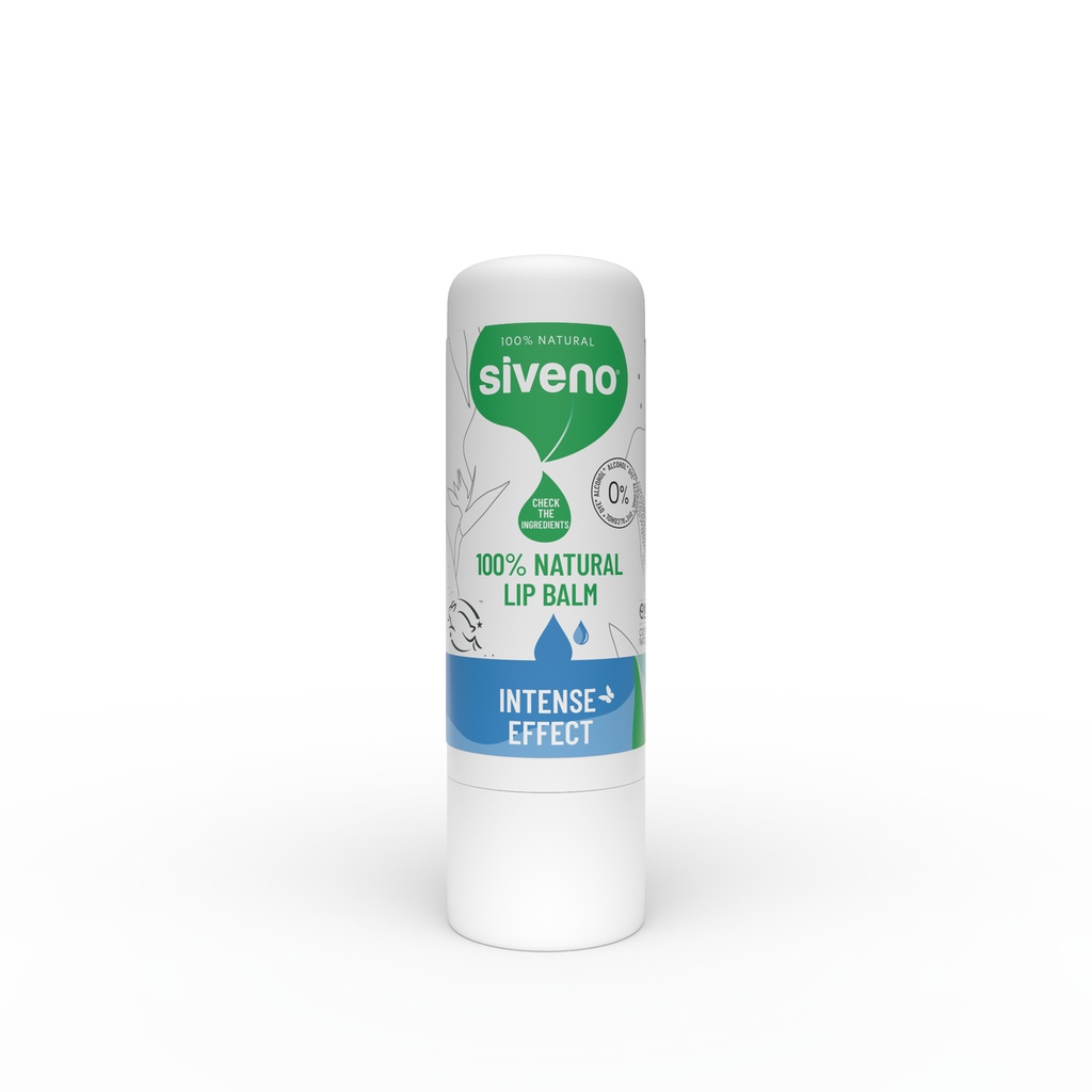 [AL-GQW4-ANF0] Siveno Natural Lip Care Balm, Intensive Moisturizing, Glossy & Repairing Care, 6 g