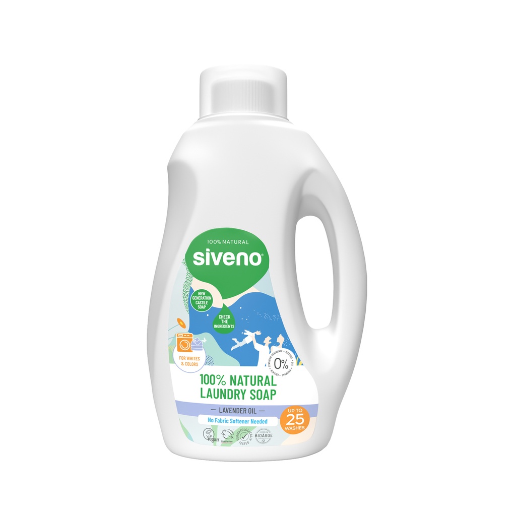 [MSIV-000016] Siveno Doğal Çamaşır Sabunu Doğal Deterjan Yumuşatıcı Gerektirmez 750 ml