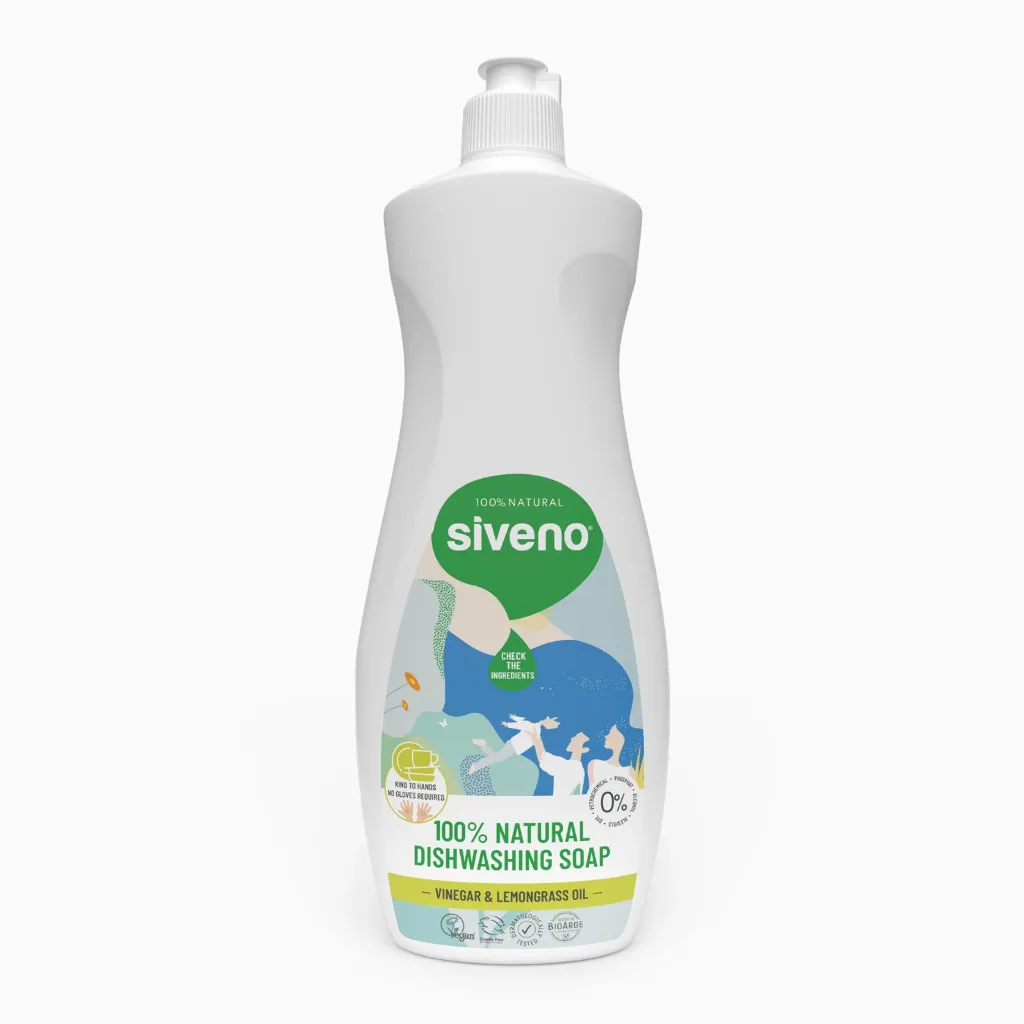 [I6-5P8N-GGHI] Siveno Doğal Bulaşık Sabunu Bitkisel Nemlendirici Vegan Bulaşık Sabunu 500ml