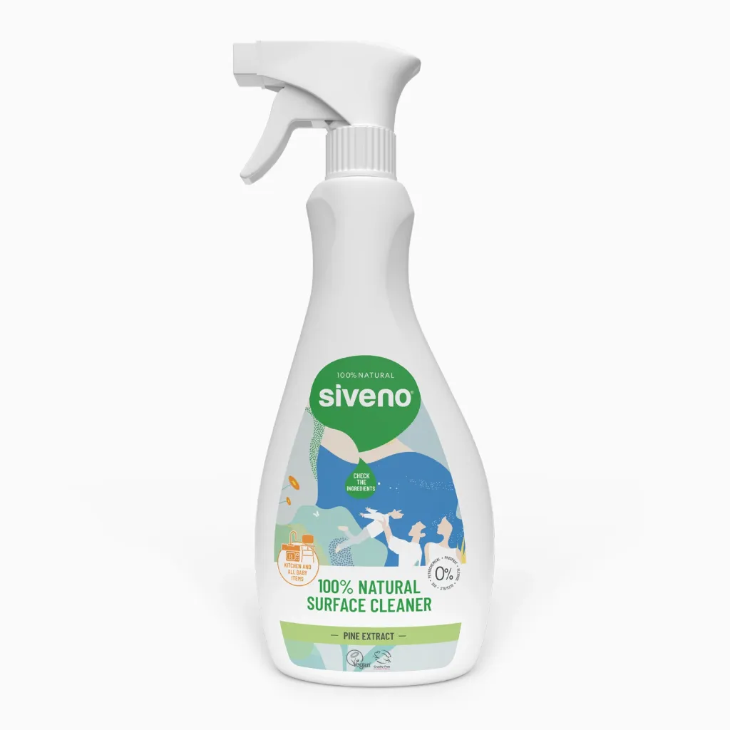 [VQ-HGCK-NDPX] Siveno Natural Surface Cleaner Herbal Stain Remover Purifying for Marble Tile and Wood Surfaces 500ml