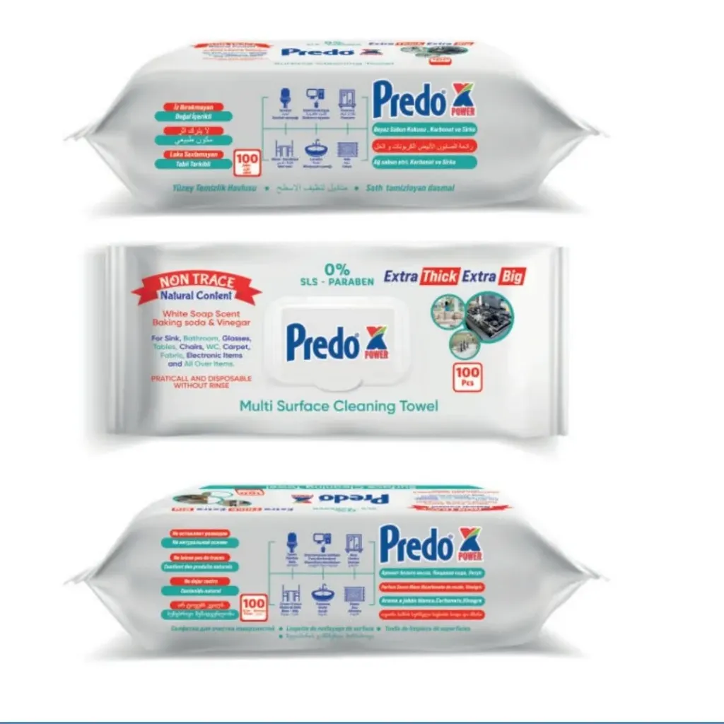 Predo Allesreiniger Doekjes – 3 x 100 Stuks – Multi Surface Reinigingsdoekjes – Voordeelverpakking